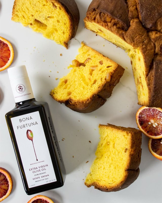 Blood Orange Panettone & Extra Virgin Olive Oil